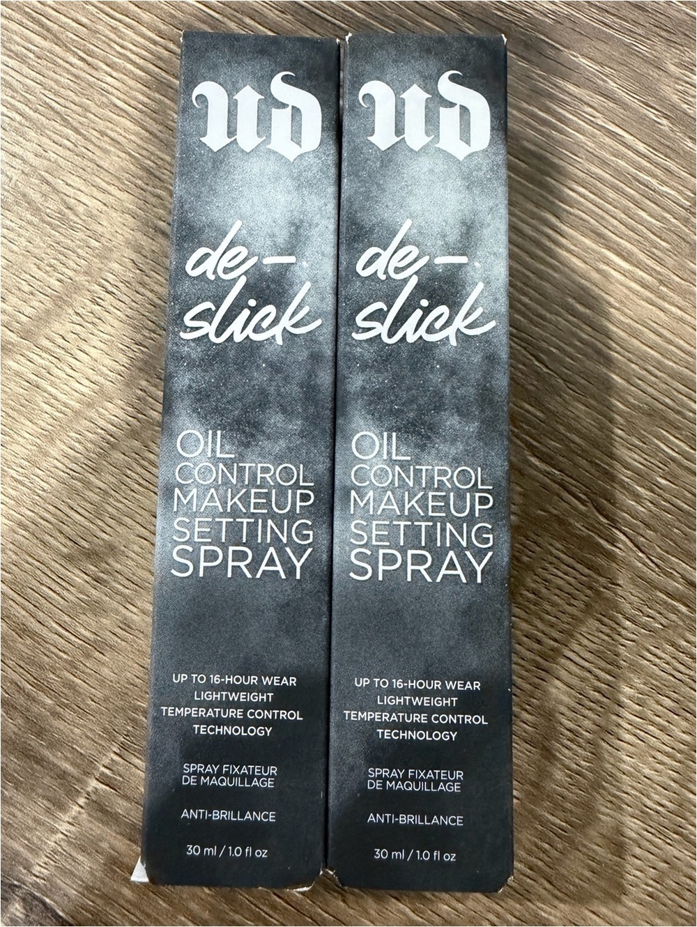2 x Urban Decay De-Slick Oil-Control Makeup Setting Spray 1 fl oz NEW